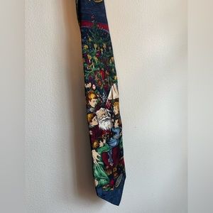 Tango by Max Raab Santa’s Fans 100% silk tie